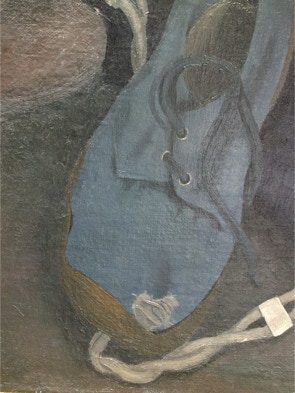 Still Life With Shoes, detail