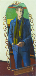 Self Portrait with Blue Suit