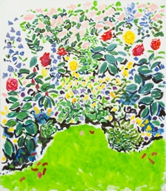 'Garden I' by Paul Critchley exhibited by anOTHER art gallery at the Affordable Art Fair, Rome 2012