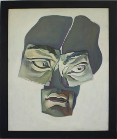 'Suspicious' by Paul Critchley exhibited by anOTHER art gallery at the Affordable Art Fair, Rome 2012