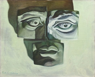 'Anxious' by Paul Critchley exhibited by anOTHER art gallery at the Affordable Art Fair, Rome 2012