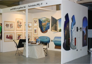 View of exhibition at Affordable Art Fair, Milan 2012