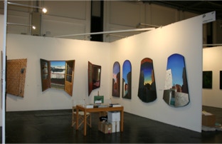 stand view Paul Critchley's paintings at Art.Fair Cologne 2015