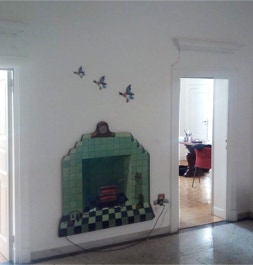 Views of the exhibition at Fondazione Creativi Italiani, Rome, April 2025 