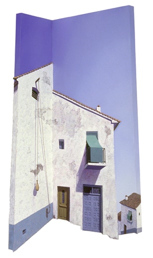 House in the Corner, constructed corner painting by Paul Critchley