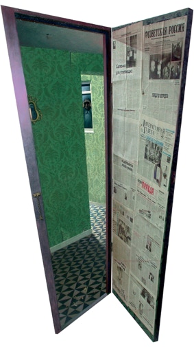 The Outsider, Diptych oil painting by Paul Critchley