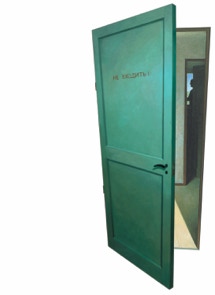 The Uninvited, Diptych oil painting by Paul Critchley