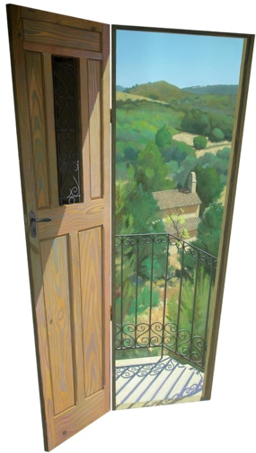 Diptych oil painting by Paul Critchley