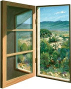 'Lucid day, Lurid Night', Diptych by Paul Critchley