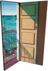 Diptych, A Door With A View