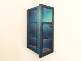 Paul Critchley at SCOPE Miami 2018 Reclusive Island, closed