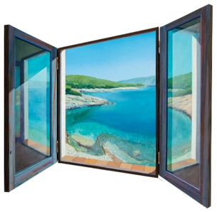 Paul Critchley at SCOPE Miami 2018 Calm Sea, open