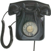 I'll call you back later... shaped painting by Paul Critchley