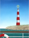 Painting 'The Lighthouse Bulb' by Paul Critchley, commissioned by Royal Caribbean International, detail 1