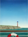 Painting 'The Lighthouse Bulb' by Paul Critchley, commissioned by Royal Caribbean International, detail 3