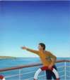 Painting by Paul Critchley 'The Quoits' Champion', commissioned by Royal Caribbean International, detail 3
