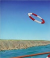 Painting by Paul Critchley 'The Quoits' Champion', commissioned by Royal Caribbean International, detail 2