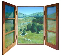 Tripych painting
