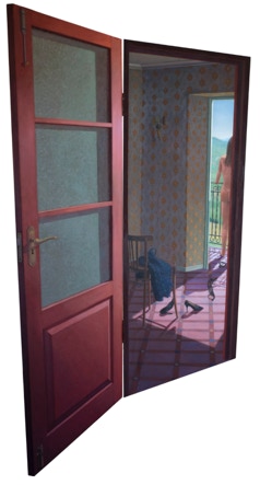 My Private Pleasure Diptych 179 x 92 cm, open 