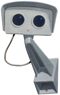 'HD CCTV' oil painting by Paul Critchley. 