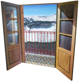 Summer and Winter In The Muntains, triptych