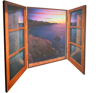 Paul Critchley at SCOPE Miami 2018 Blissful Solitude, open