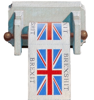 Painting 'Pain in the Arse' by Paul Critchley