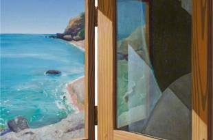 painting 'Aurora, goddess of the dawn' detail open