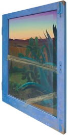 My Prickly Neighbour  Diptych, 109 x 53 cm (closed)