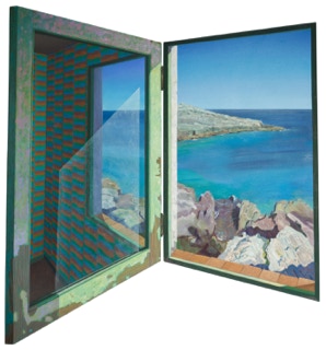 Diptych oil painting by Paul Critchley 'Glorious Day'