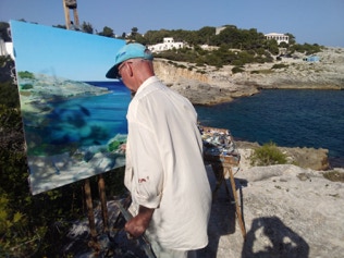 painting in progress