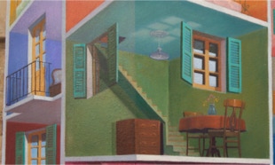 Life In The Village, detail