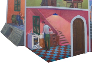 All Night Party In The Village, detail