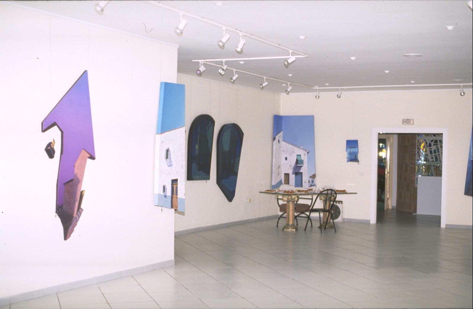 Photographs of exhibition in Galería Asensi, Castellón in 1996 -1