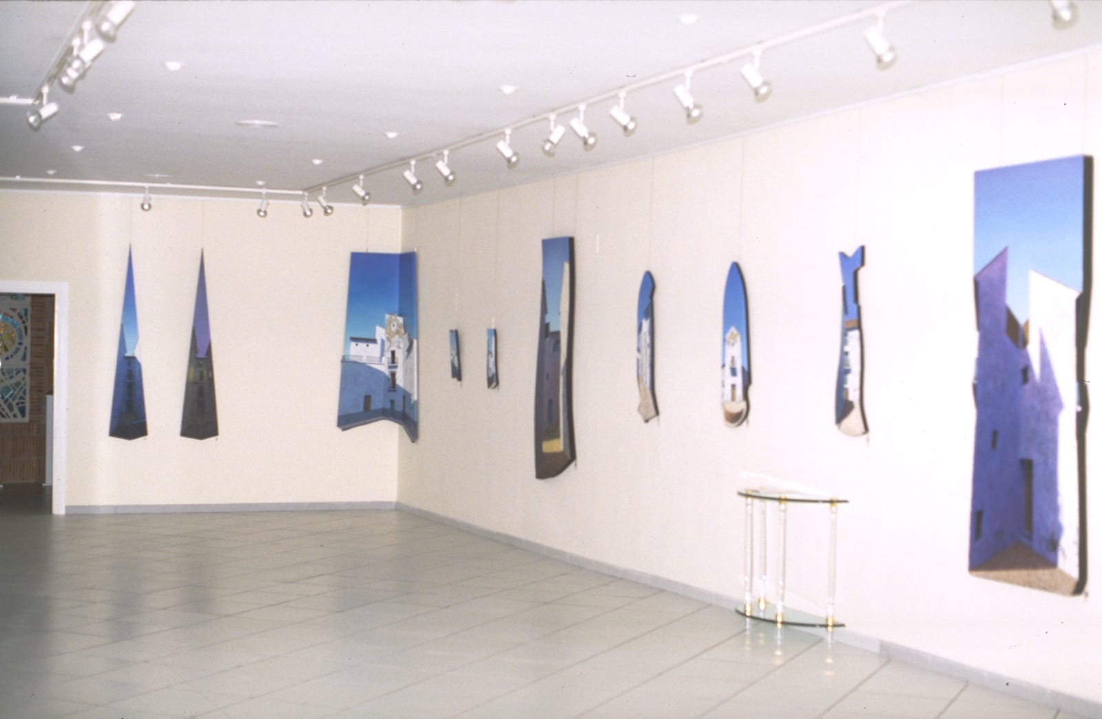 Photographs of exhibition in Galería Asensi, Castellón in 1996 - 2