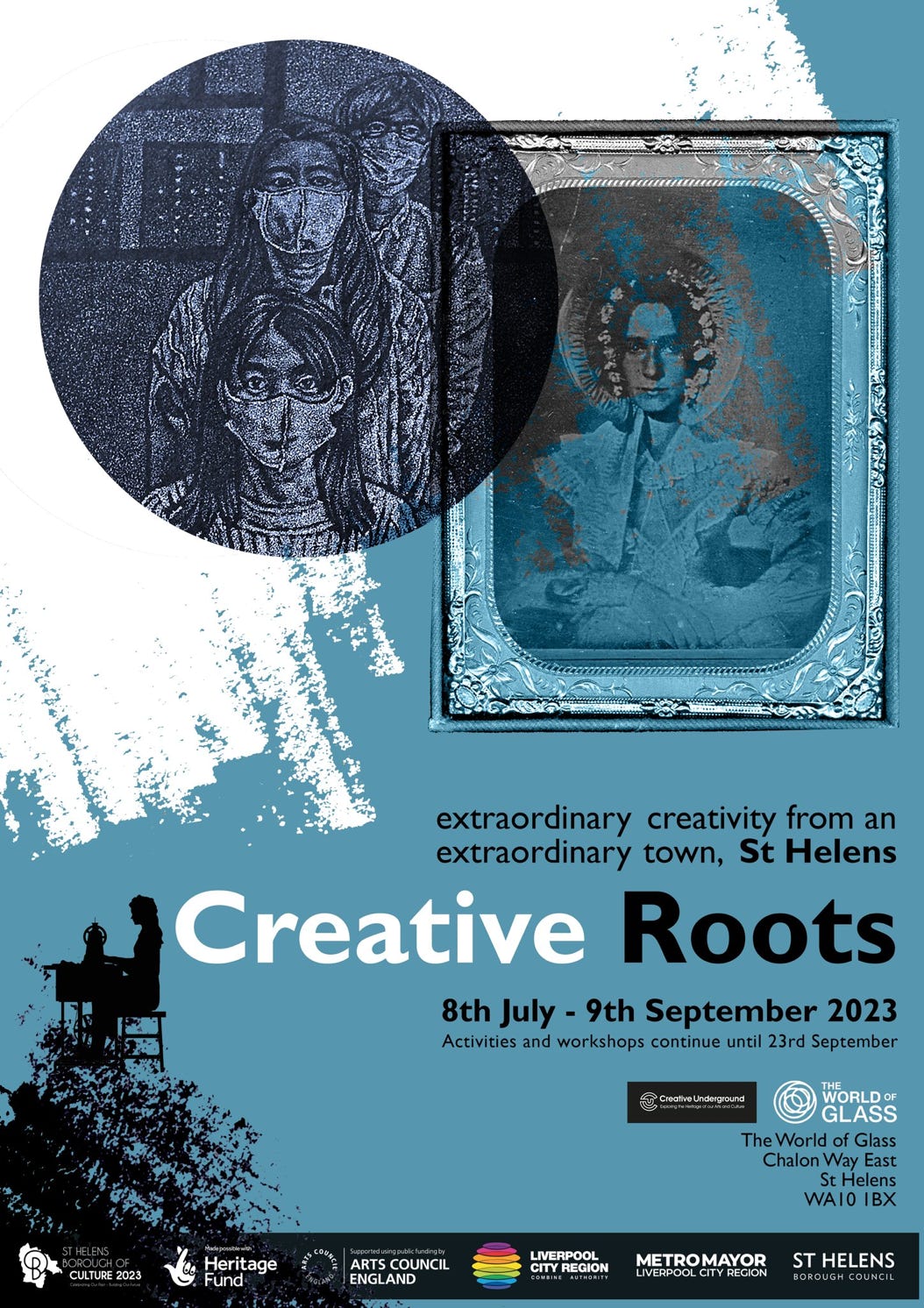 Poster for Creative Roots exhibition