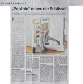 article in the Ehinger Tagblatt