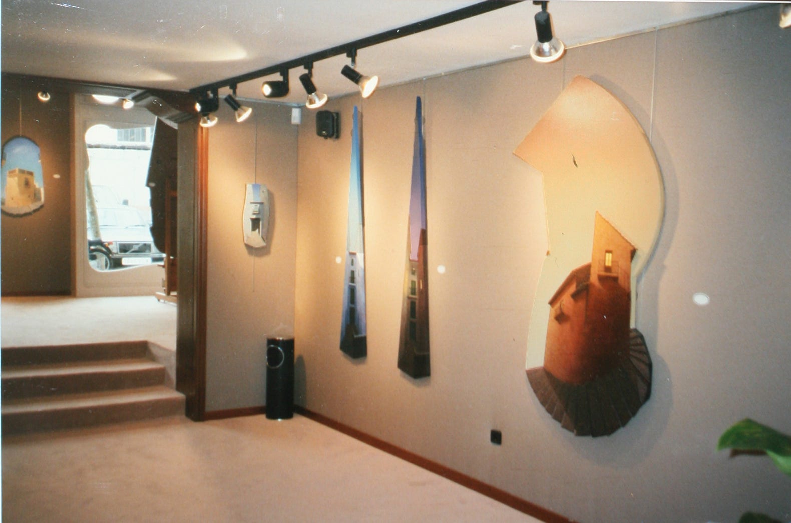 Photograph of the exhibition 'Paul Critchley' at Galeria D'Art Mar, Barcelona 2