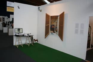 Entrance to the installation 'A Sense of Place'