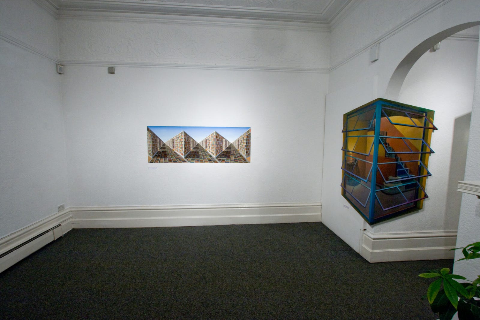 View of exhibition at Flowers Gallery, Cork Street, London