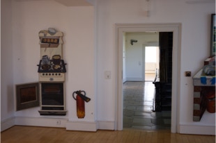 view of the 'kitchen' in the installation 'A Sense Of Place'