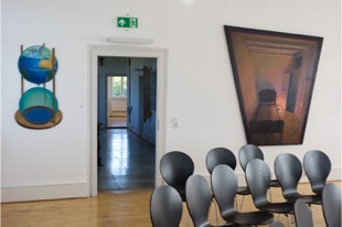 view of additional paintings in the exhibition