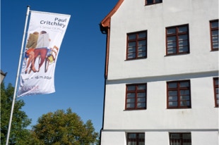 Banner outside Städtische Galerie Ehingen