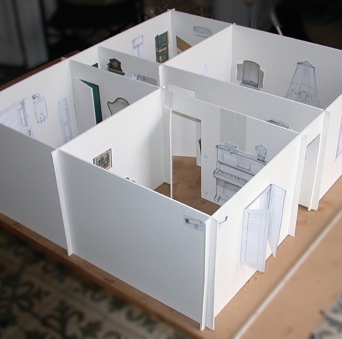 Maquette of the Panoramic Interior Project