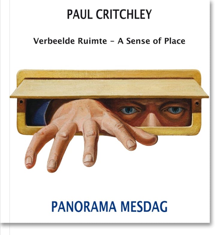 Front cover of the exhibition catalogue 'Verbeelde Ruimte - A Sense of Place' at Museum Panorama Mesdag, The Hague