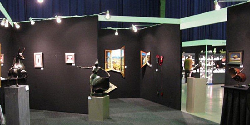 view of Galerie Honingen stand at Primavera 2010, Rotterdam