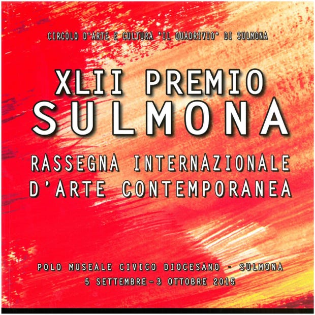 XLII Premio Sulmona catalogue cover